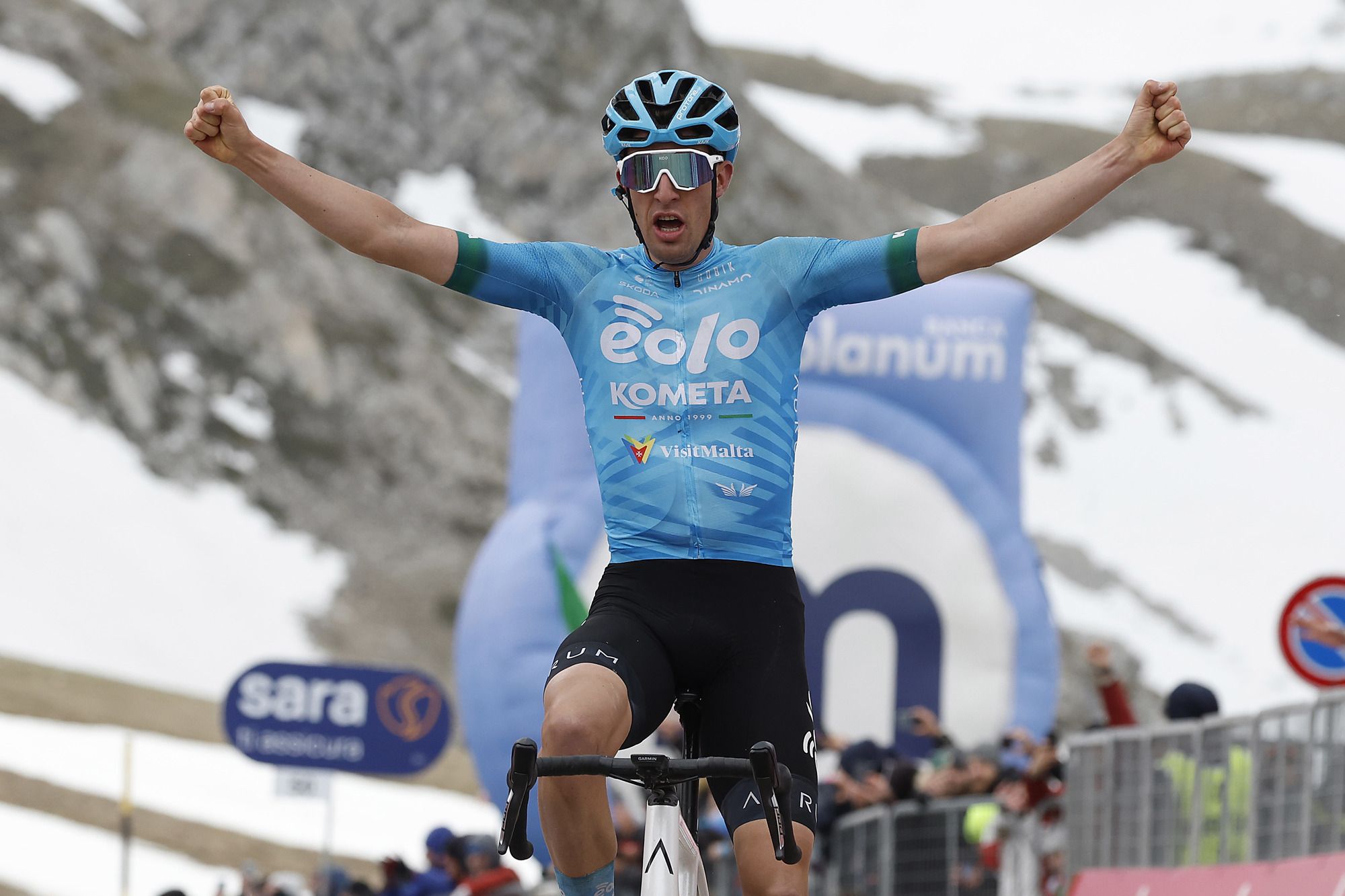Davide Bais, el sucesor de Marco Pantani en el Gran Sasso.