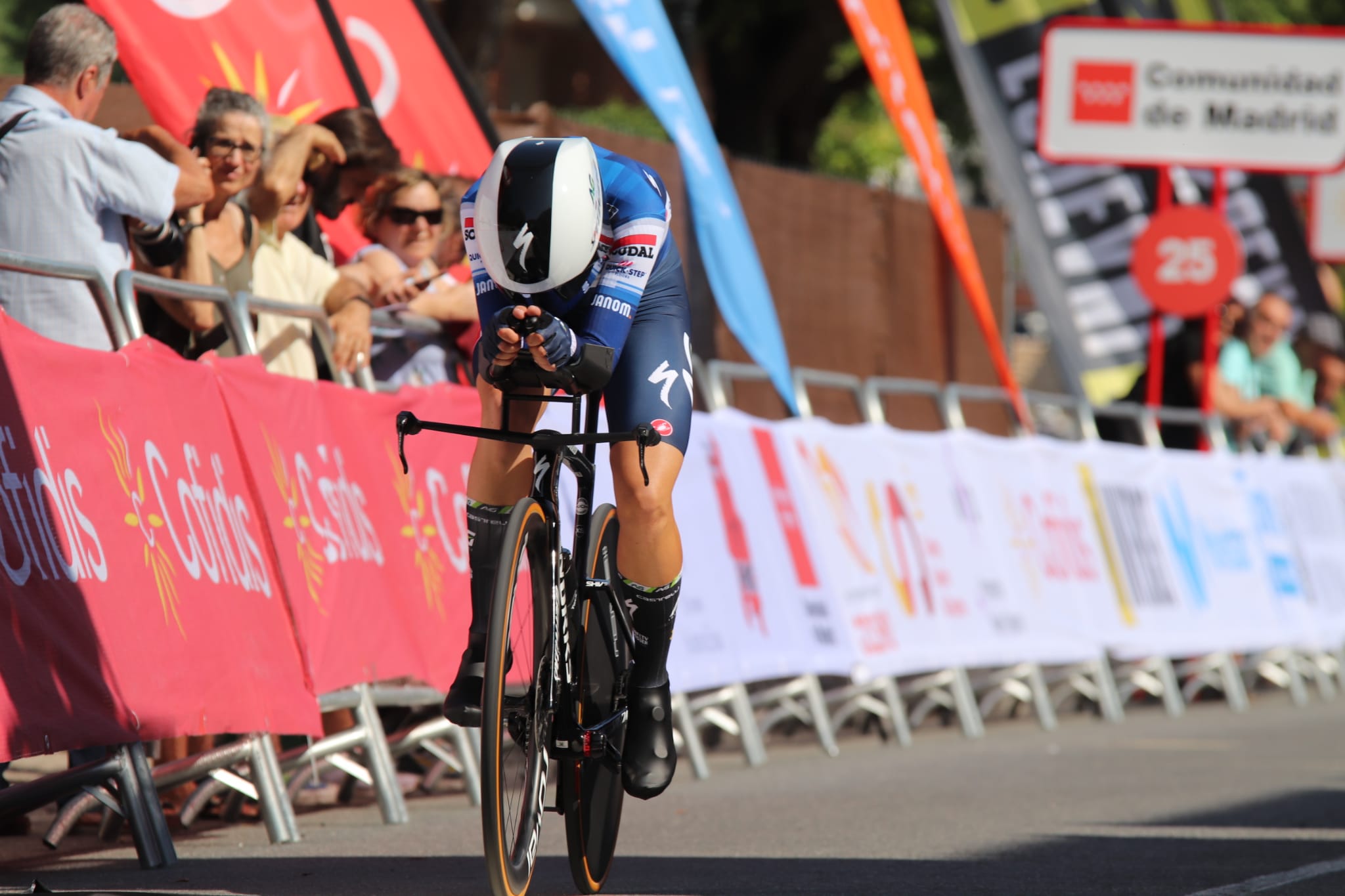 Mireia Benito, campeona de España de contrarreloj... por un segundo.