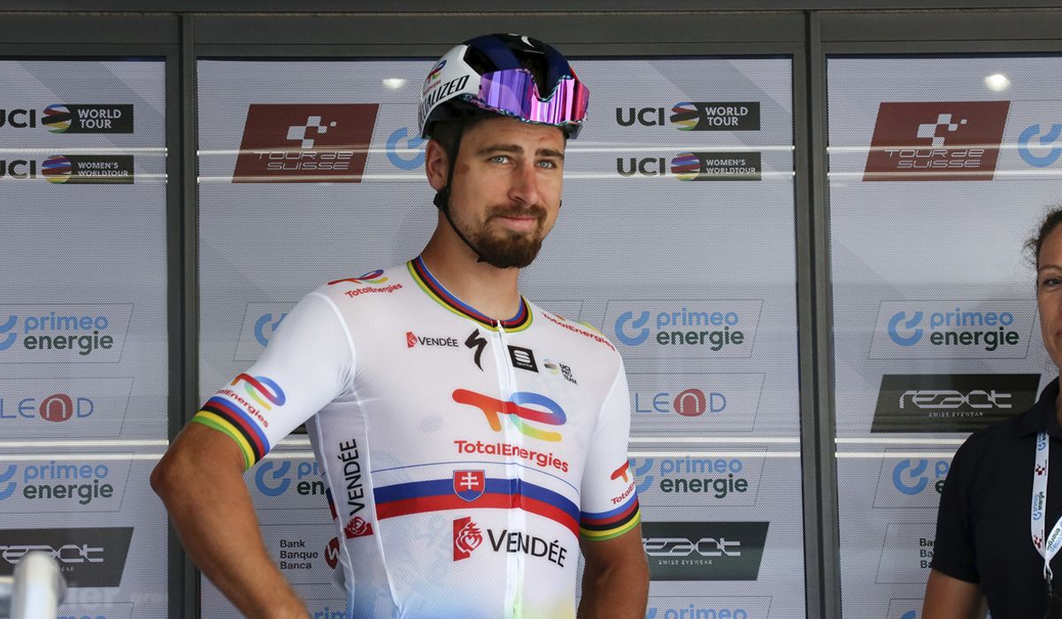 Peter Sagan en una imagen de la pasada Vuelta a Suiza