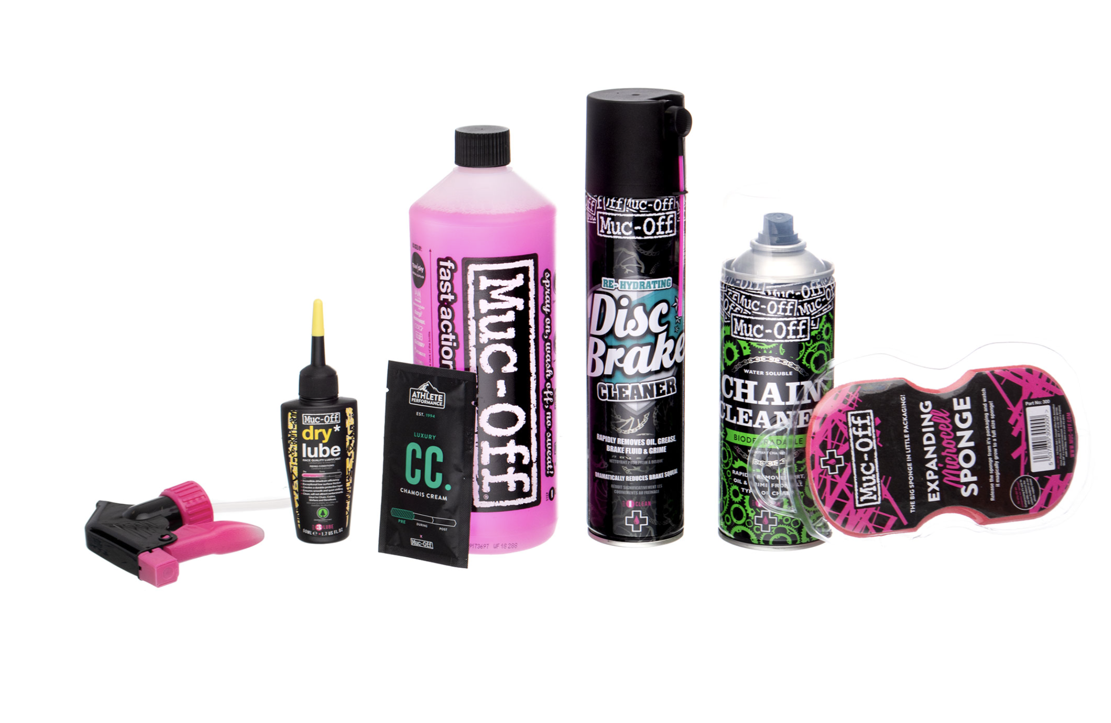 Precio mínimo del kit de limpieza Muc Off.