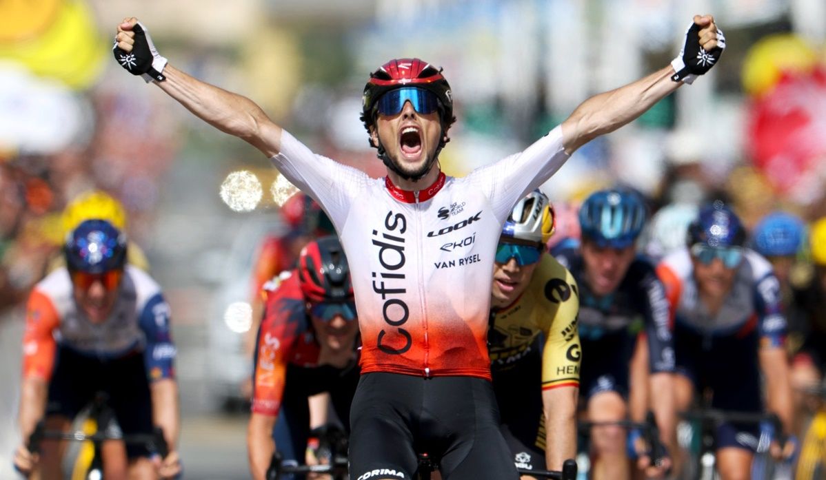 Victor Lafay (Cofidis) logró la mejor victoria de su vida en San Sebastián