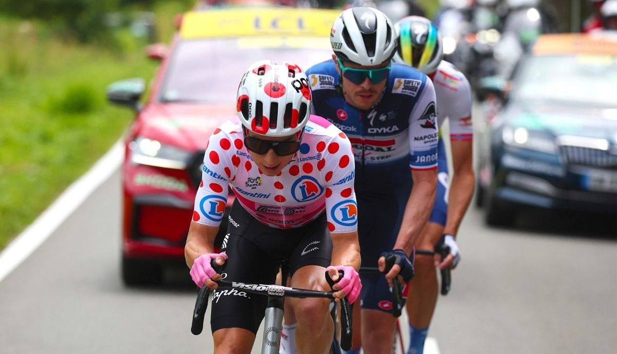Powless, Cavagna y Boasson Hagen fueron los integrantes de la fuga del día Powless, Cavagna y Boasson Hagen fueron los integrantes de la fuga del día