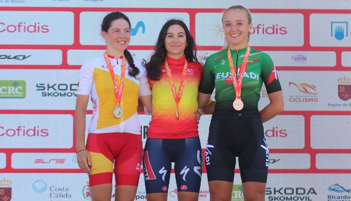 Podio en la categoría femenina del Campeonato de España Junior 2023 Podio en la categoría femenina del Campeonato de España Junior 2023