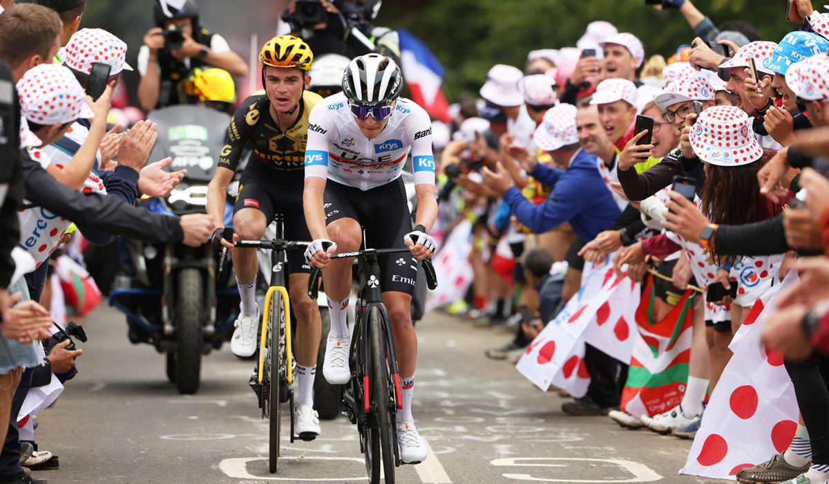 Tadej Pogacar, el gran derrotado en la primera jornada pirenaica