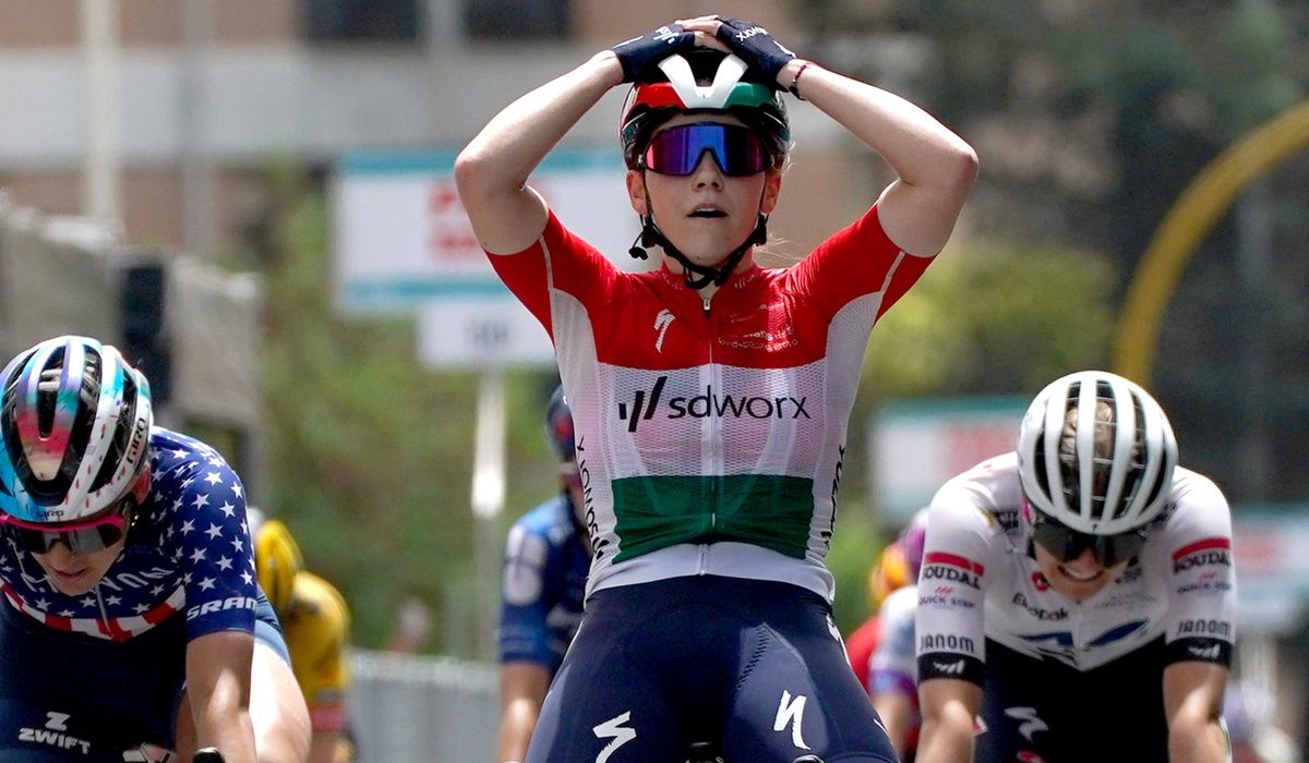 Blanka Vas (SD Worx) logró la victoria en la octava etapa del Giro Donne