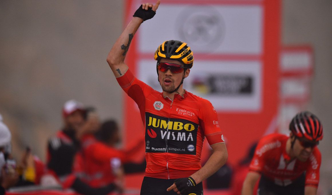 Roglic gana en Jebel Jais y es virtual ganador del UAE Tour