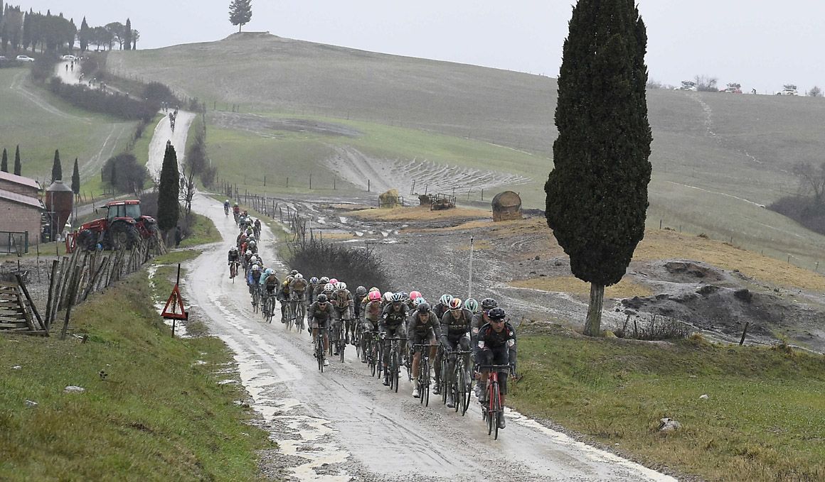Imagen de la Strade Bianche 2018.