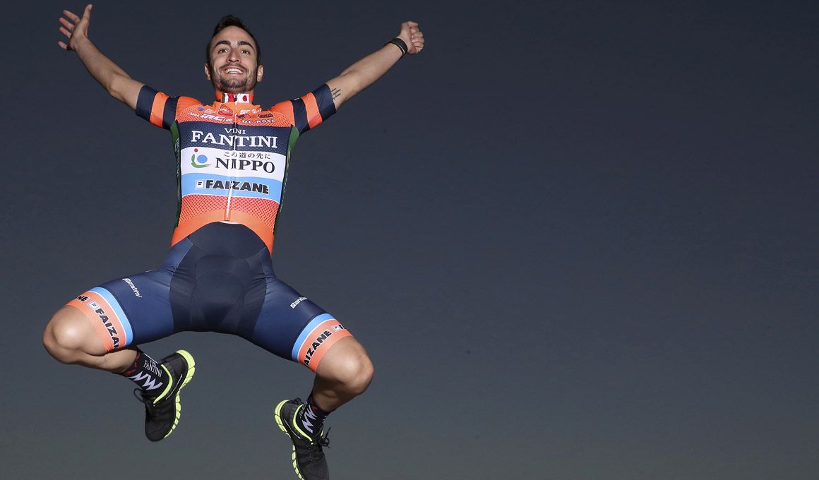 El veloz ciclista del Nippo-Vini Fantini ha recuperado las ganas de competir y espera con ilusión la nueva temporada. El veloz ciclista del Nippo-Vini Fantini ha recuperado las ganas de competir y espera con ilusión la nueva temporada.