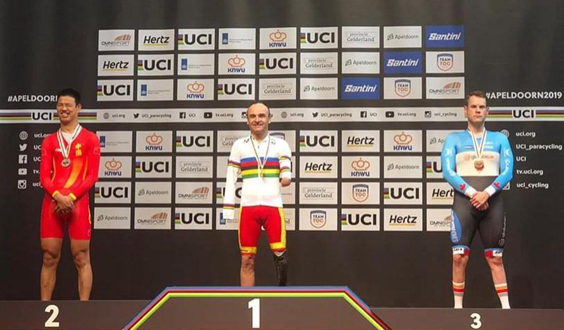 3 medallas y un récord del mundo para España en el estreno del Mundial de Pista de Ciclismo Adaptado