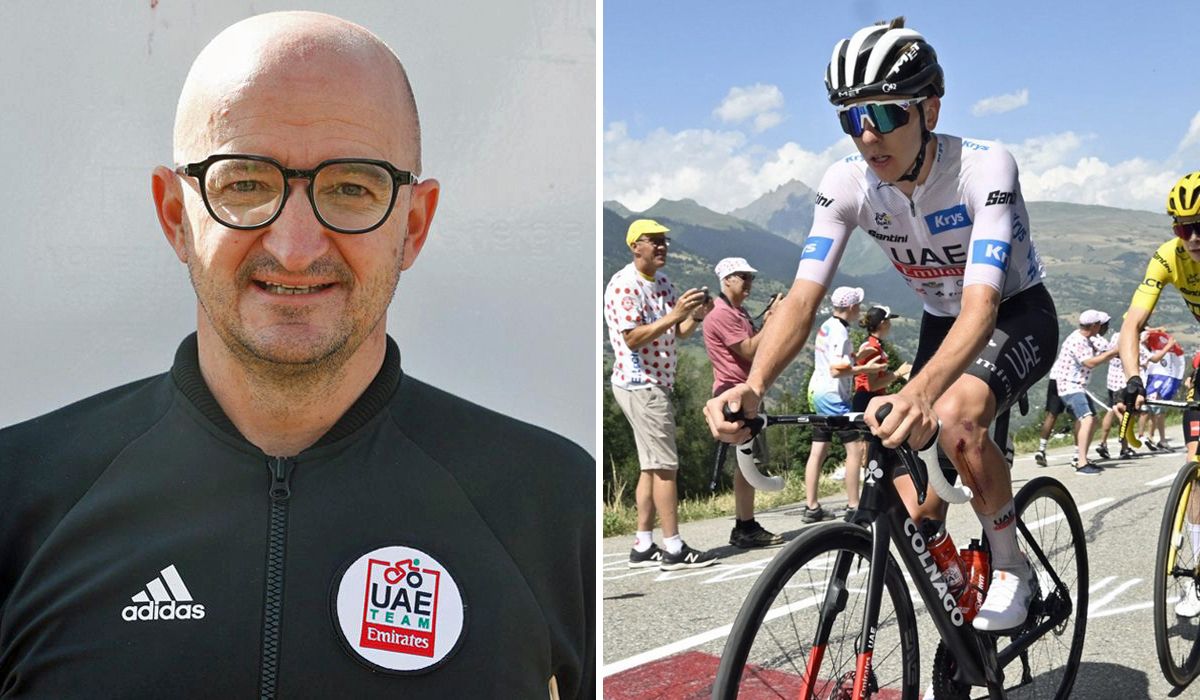 Iñigo San Millán y Tadej Pogacar