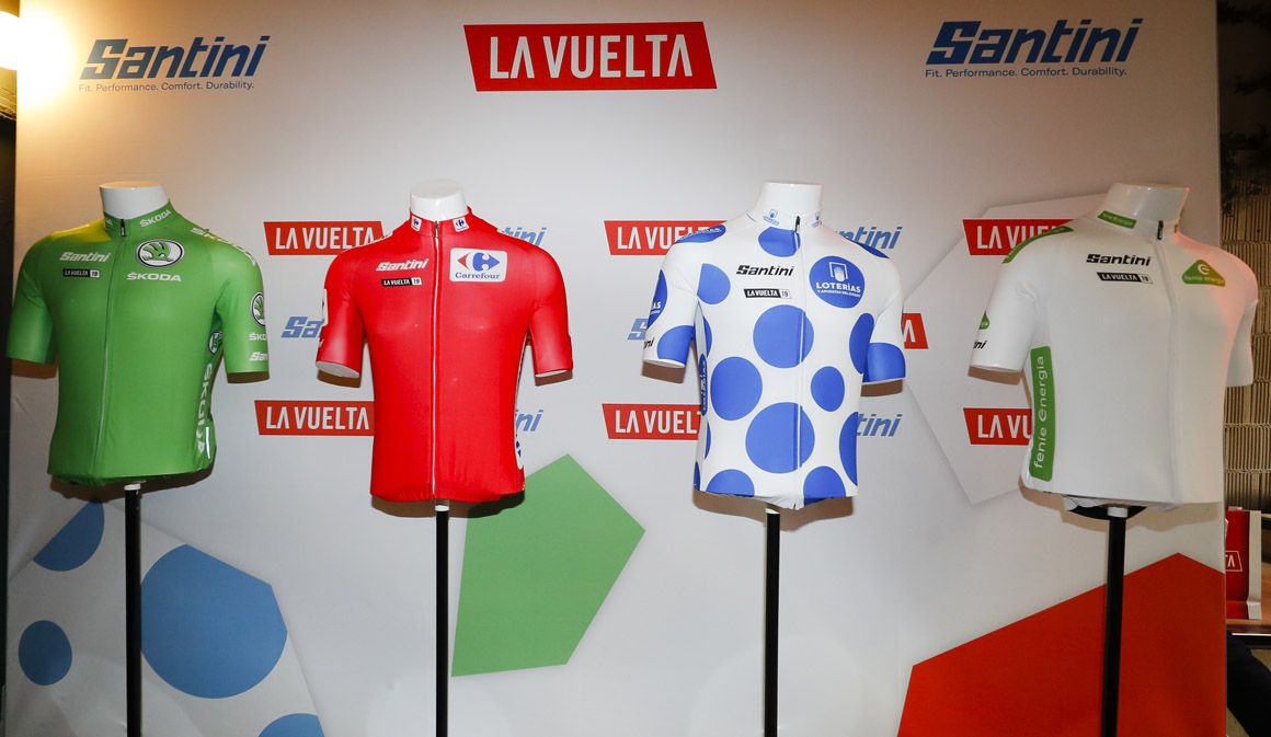 Presentados los maillots de La Vuelta 2019
