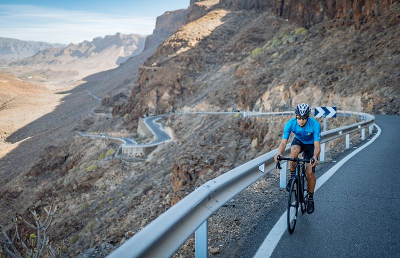 Gran Canaria ofrece al ciclista una gran variedad de paisajes para disfrutar de pedaladas