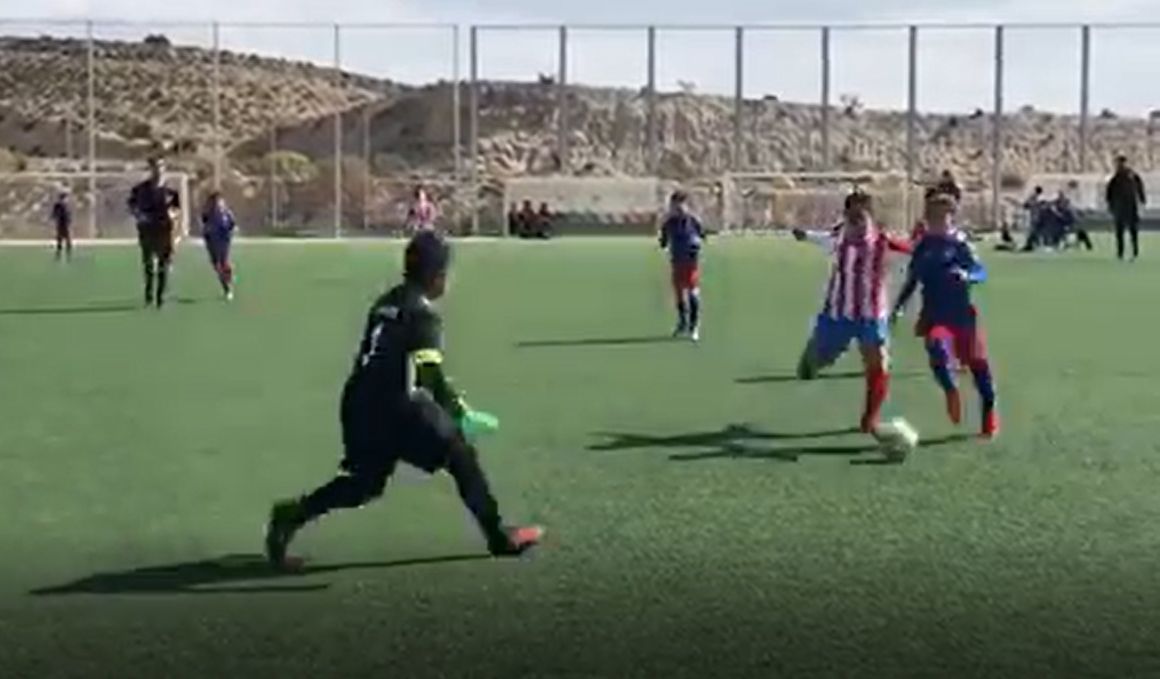 Los hijos de Alejandro Valverde destacan como futbolistas (vídeo)
