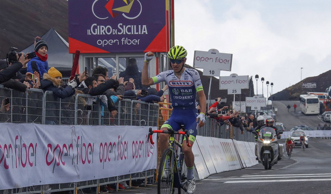 Giro di Sicilia: Guillaume Martin vence en el Etna y Brandon McNulty confirma su triunfo en la general