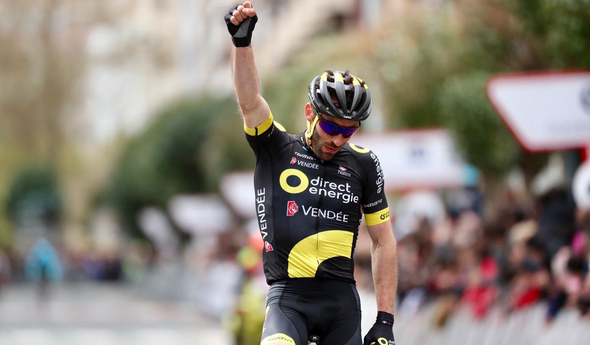La potencia y la valentía de Jonathan Hivert se imponen en el GP Miguel Indurain
