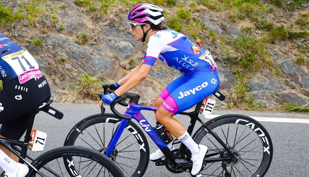 Ane Santesteban (Jayco AlUla) acabó séptima en la cima del Tourmalet Ane Santesteban (Jayco AlUla) acabó séptima en la cima del Tourmalet
