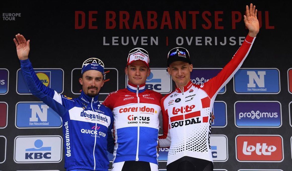 Van der Poel gana a lo grande la Flecha Brabanzona 