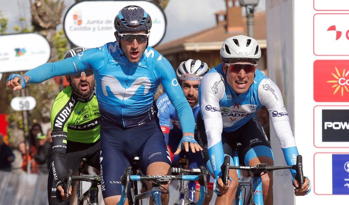 Barbero penalizado en un polémico final;  Cimolai, primer líder de la Vuelta a Castilla y León