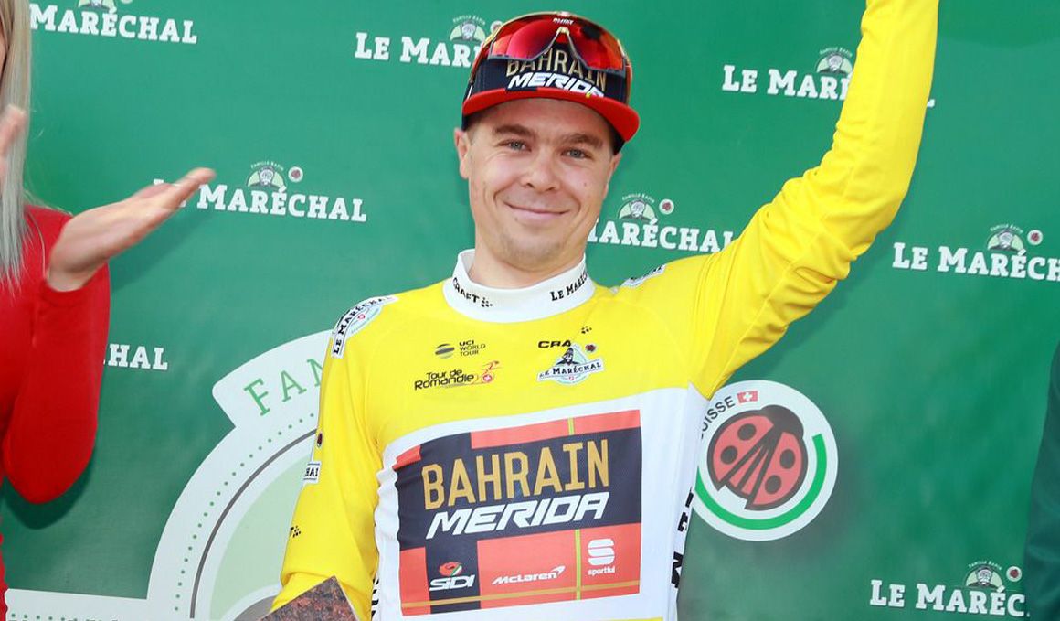 Jan Tratnik, primer líder del Tour de Romandía
