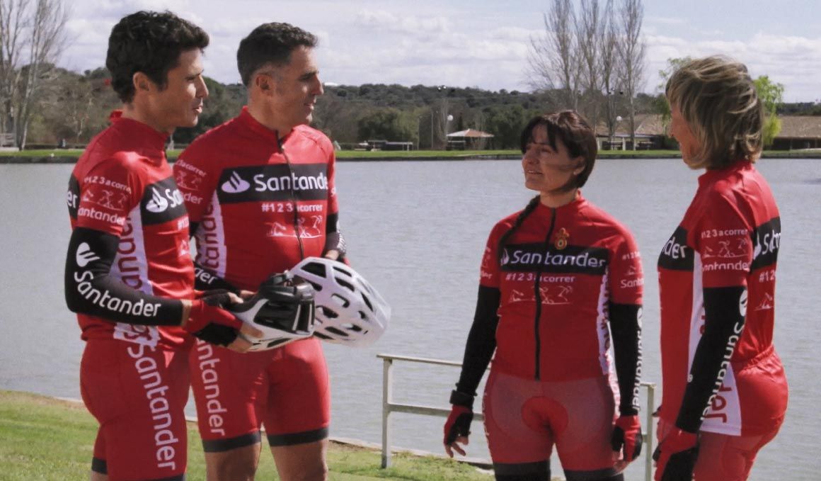 Campaña de seguridad vial de Indurain y Gómez Noya