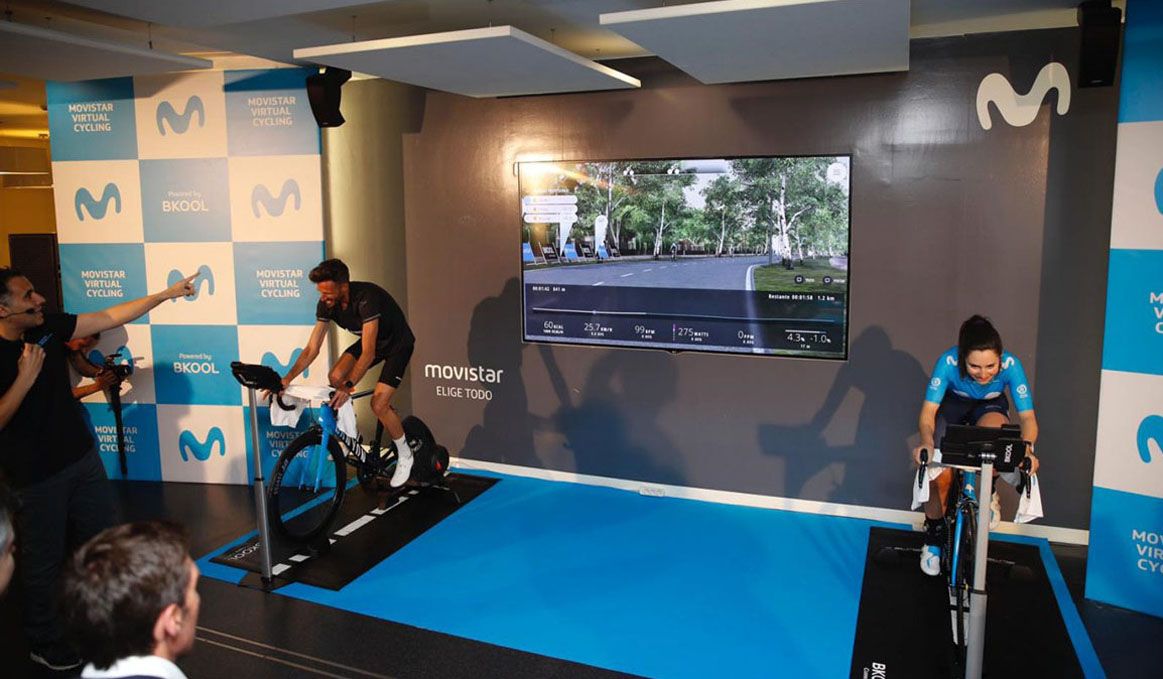 Llega la primera fase presencial de Movistar Virtual Cycling