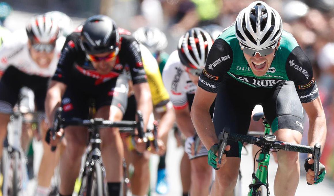 Aranburu se lleva la 2ª etapa de la Vuelta a Madrid y lidera la general