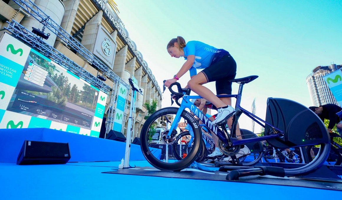 Movistar Virtual Cycling arranca por todo lo alto 