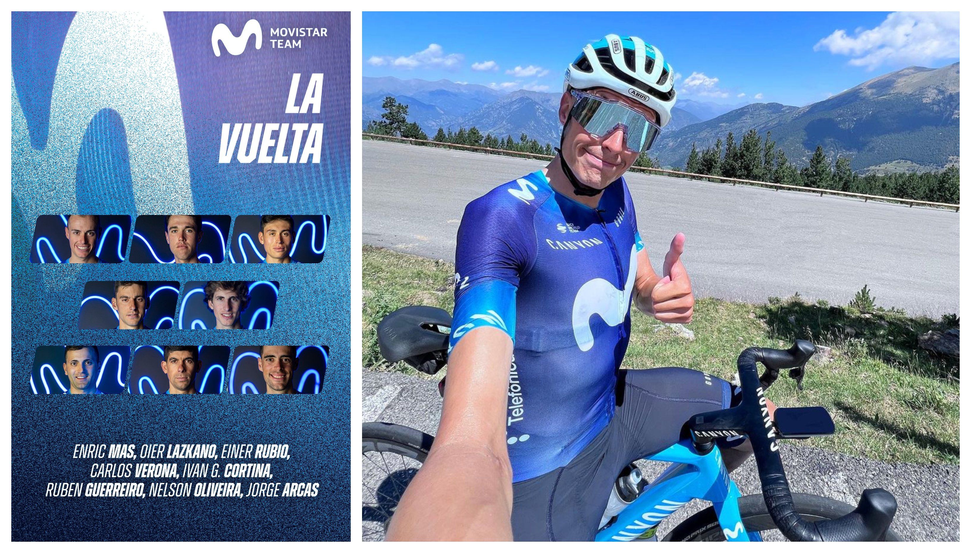 Éstos son los 8 elegidos de Movistar Team para La Vuelta 2023