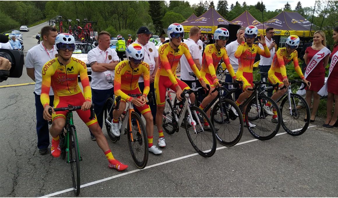 Gran 4º puesto para la Selección Española Sub23 en la crono por equipos del G.P. Orlen
