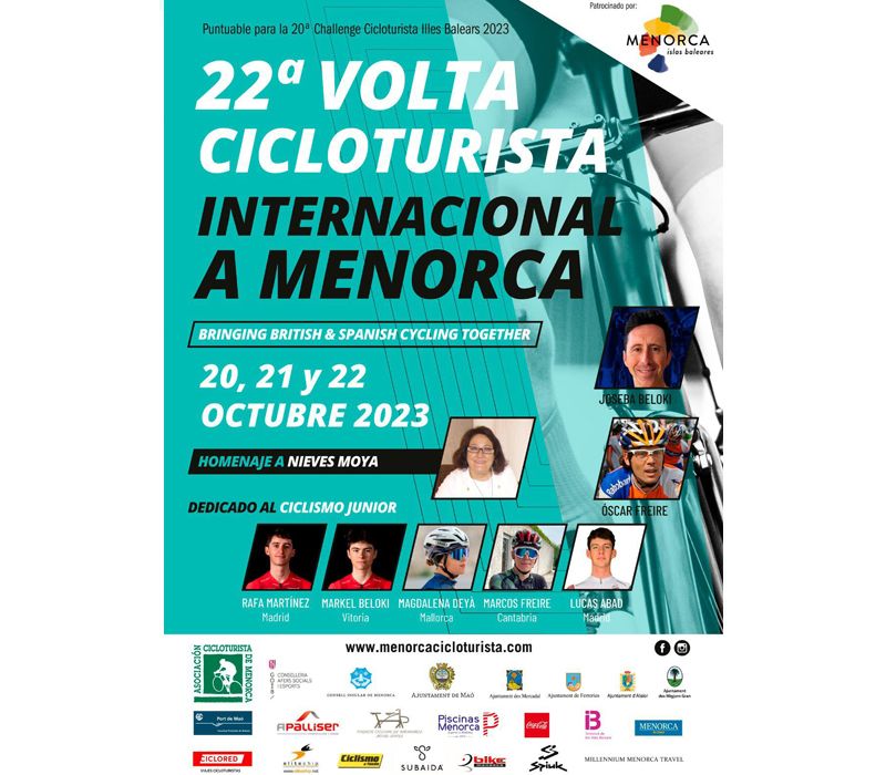 cartel Volta Cicloturista Menorca