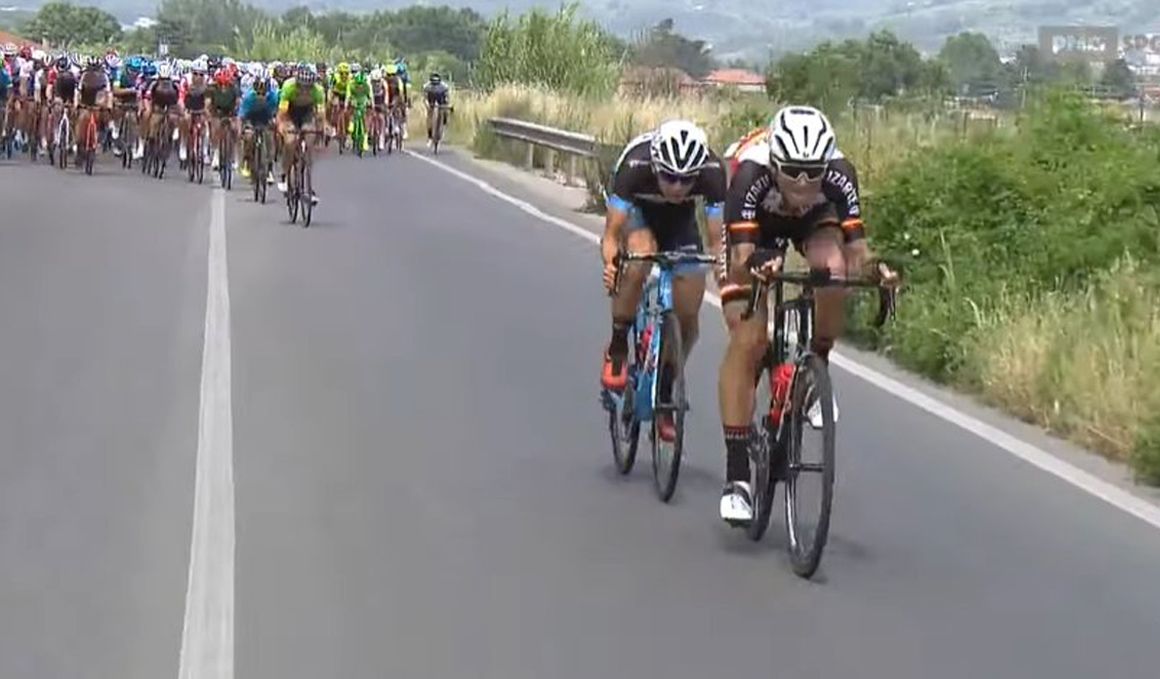 Elosegui (Lizarte) roza el triunfo en el Giro U23