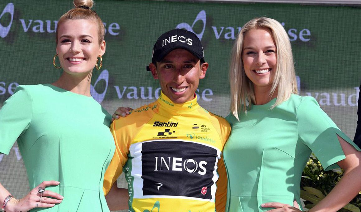 Egan Bernal alcanza el liderato de la Vuelta a Suiza