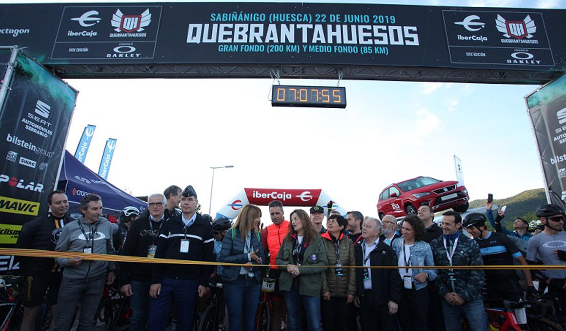 Éxito de participación y buen tiempo en la XXIX Quebrantahuesos