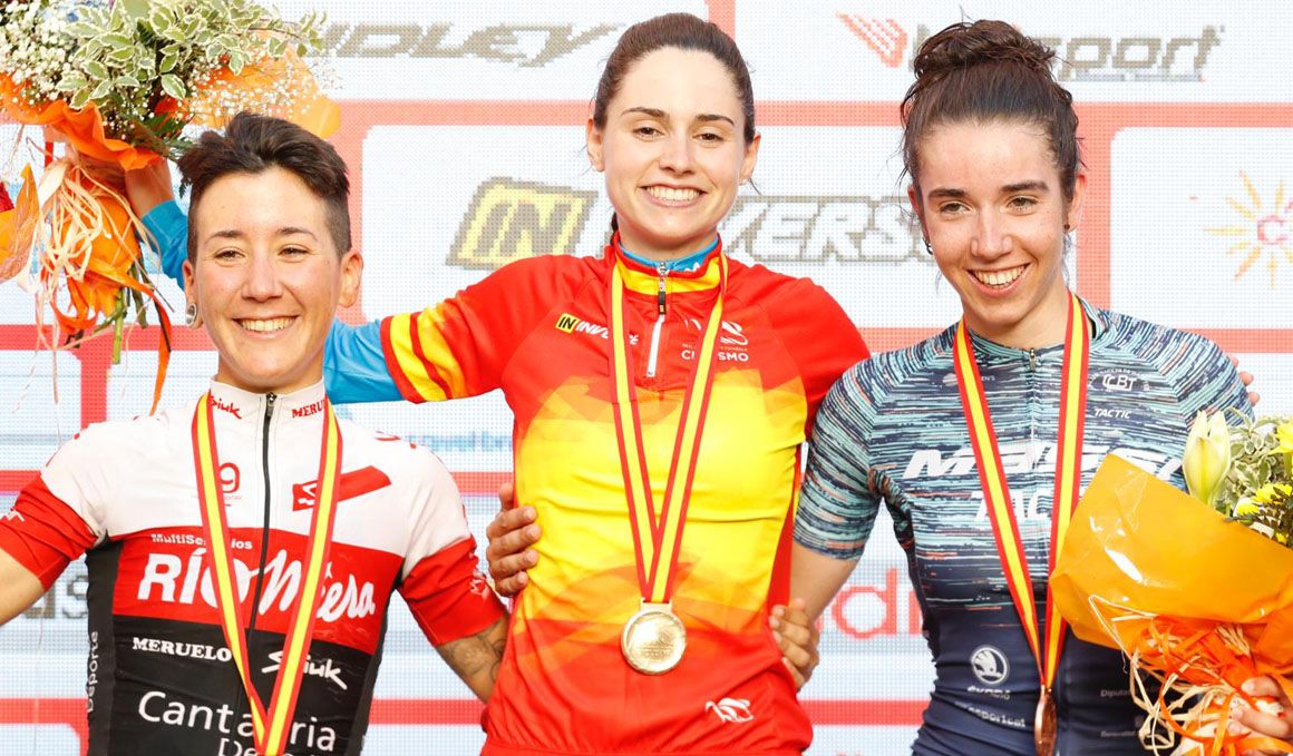 Exhibición de Lourdes Oyarbide para ganar el Campeonato de España en ruta