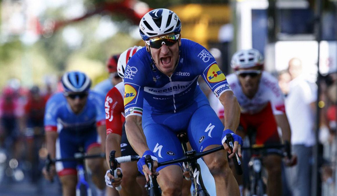 Viviani se estrena en el Tour y ya tiene victorias en las tres grandes 