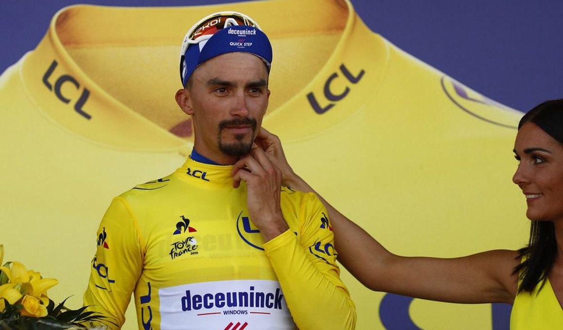 Alaphilippe: "Lo daré todo en La Planche por defender el maillot amarillo"