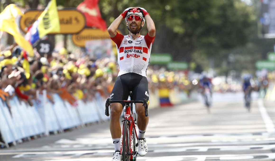 De Gendt remata una escapada marca de la casa y Alaphilippe recupera el amarillo