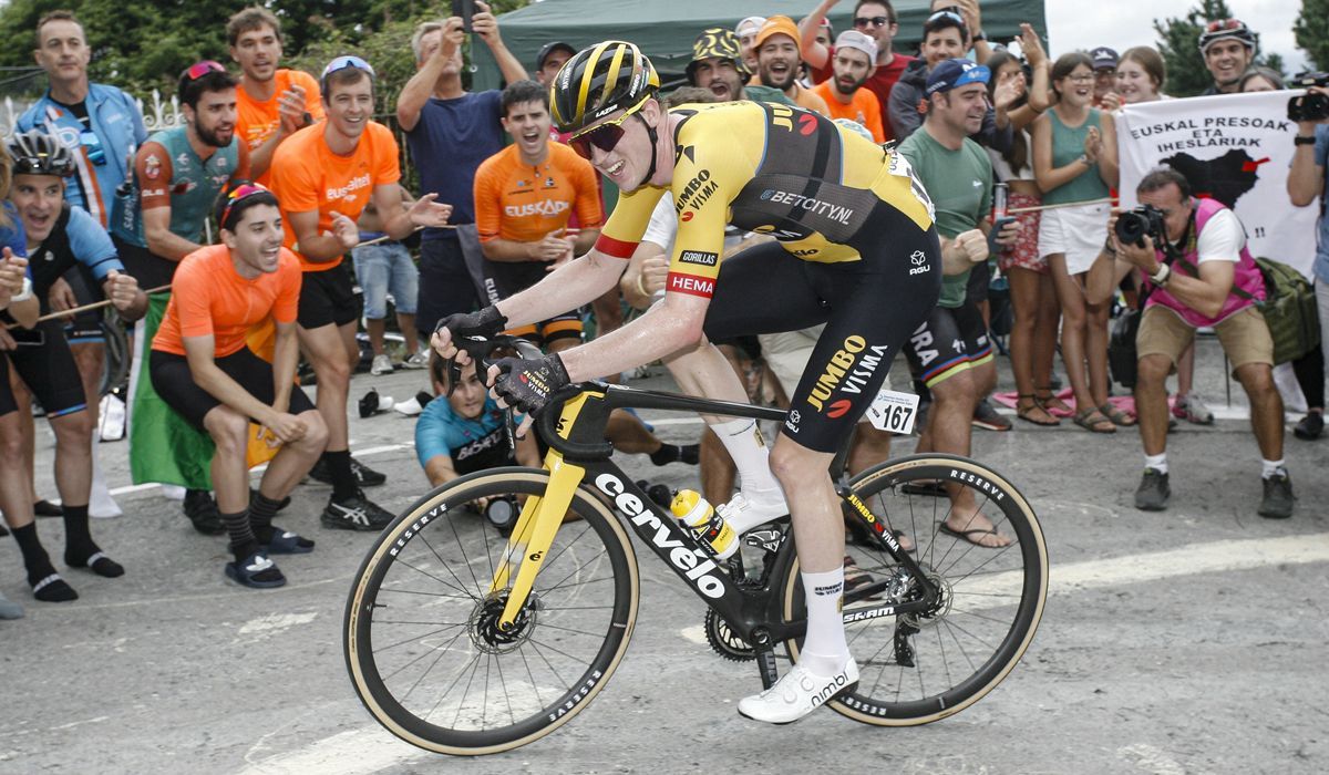 Nathan Van Hooydonck en la pasada Clásica de San Sebastián