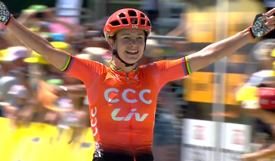 Explosiva victoria de Marianne Vos en La Course by le Tour