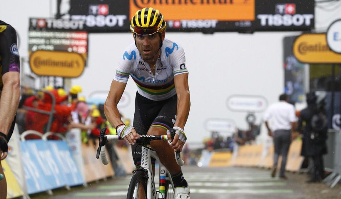 Valverde: "Los Alpes son durísimos y Mikel es luchador"