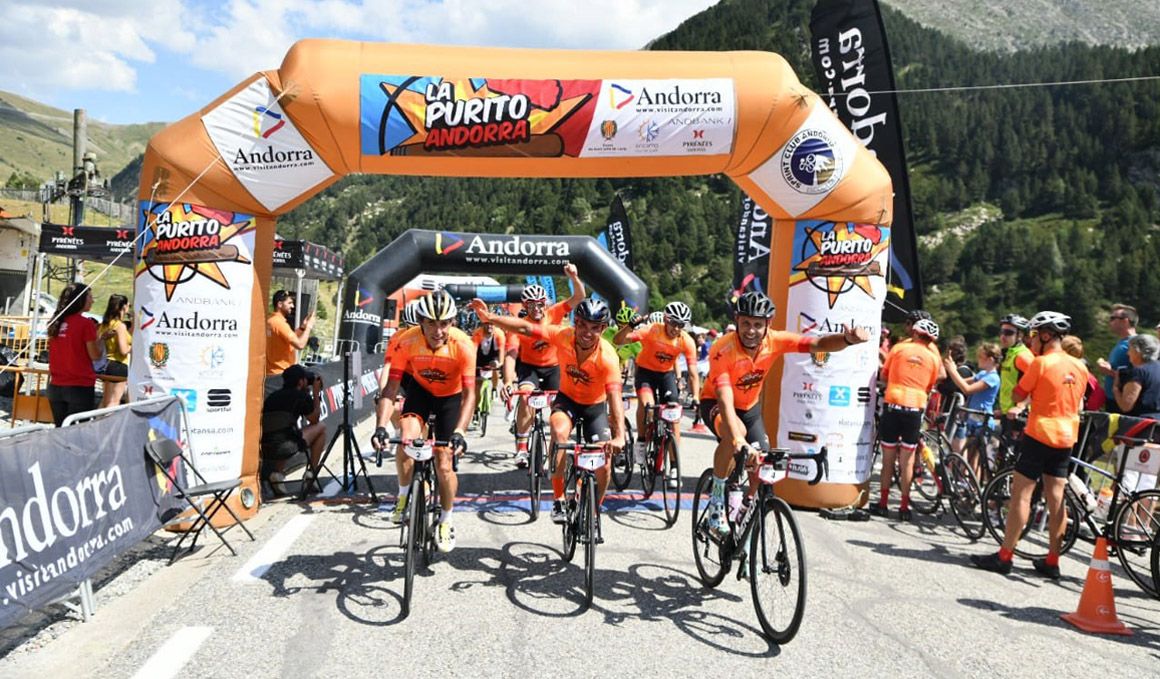 Histórica Purito Andorra en el homenaje a Perico Delgado