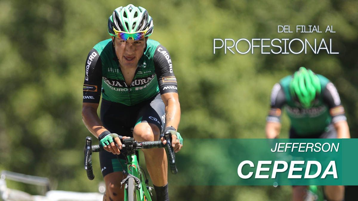 Jefferson Cepeda al equipo profesional de Caja Rural-Seguros RGA