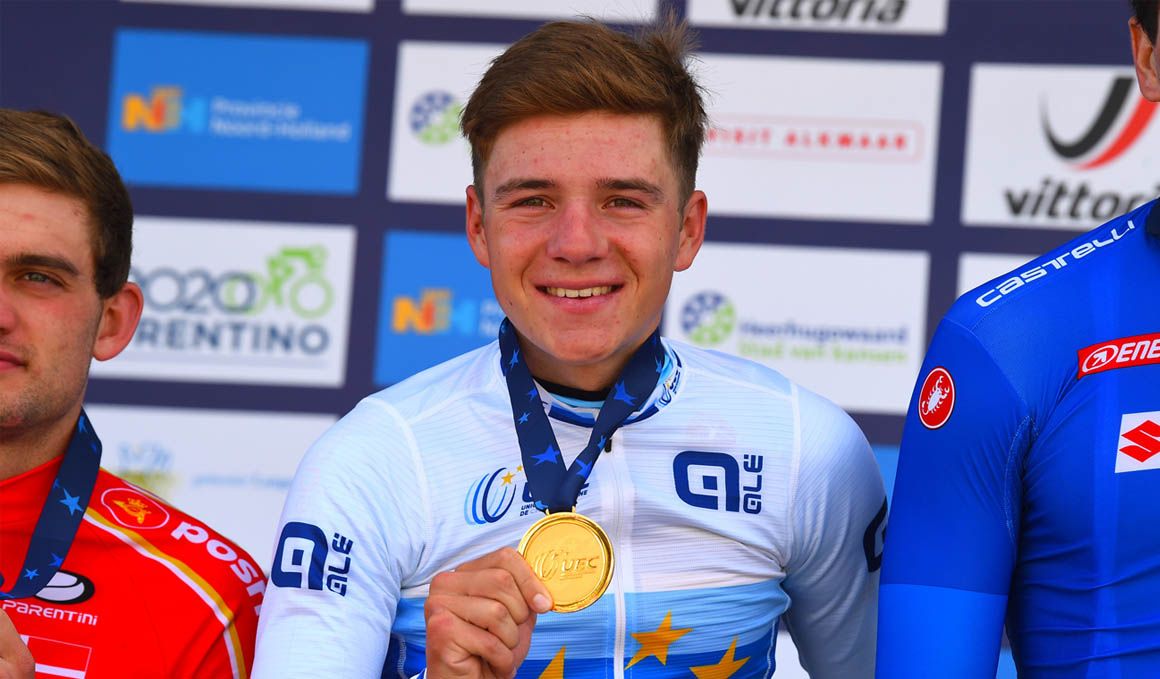 Remco Evenepoel nuevo campeón europeo de CRI