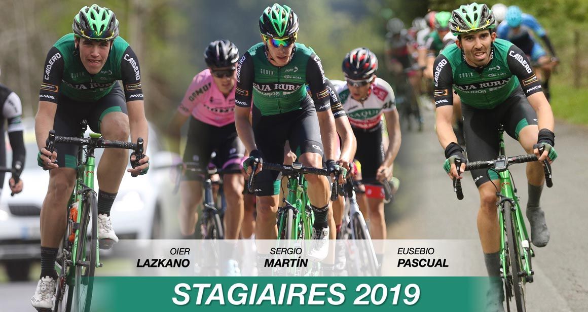 Los sub 23 Oier Lazkano, Sergio Martín y Eusebio Pascual al Caja Rural-Seguros RGA