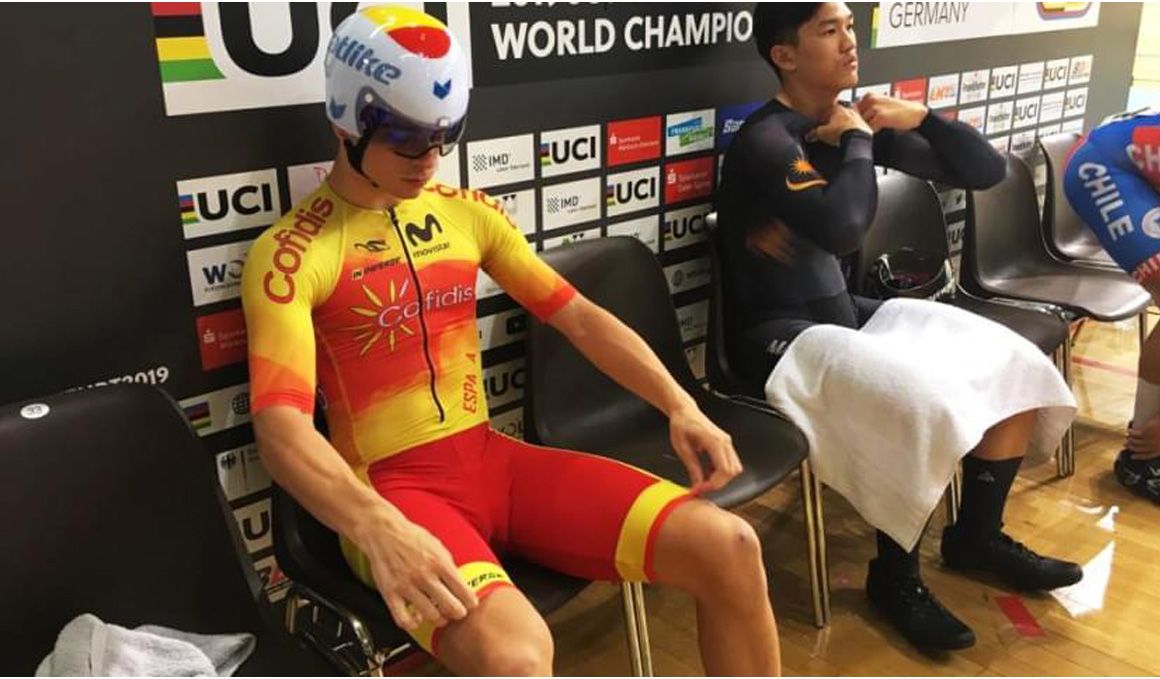 Récord de España y 7º puesto para Ekain Jiménez en la jornada final del Mundial de Pista junior