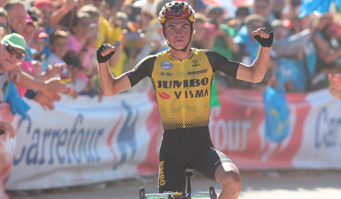 Kuss brilla en el Acebo y Roglic consolida su dominio