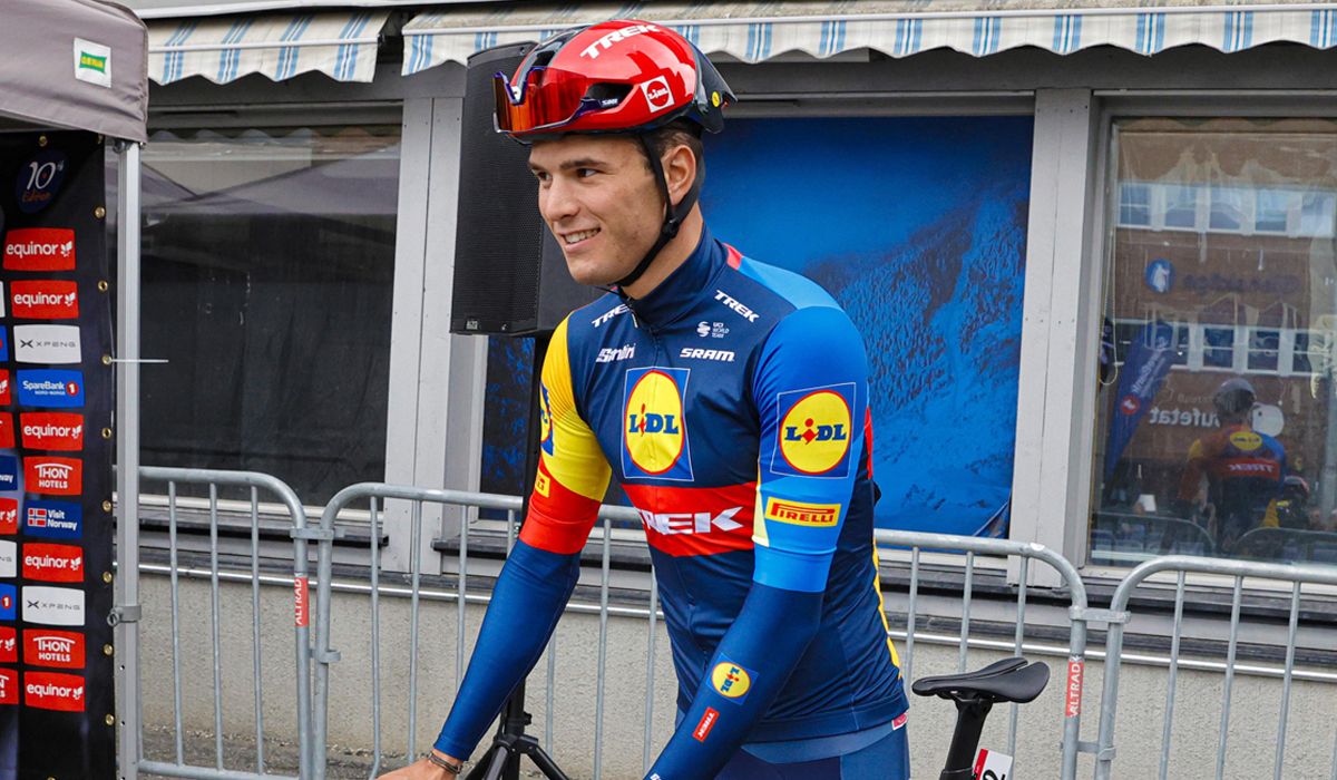 Marc Brustenga en una imagen de la pasada Artic Race de Noruega