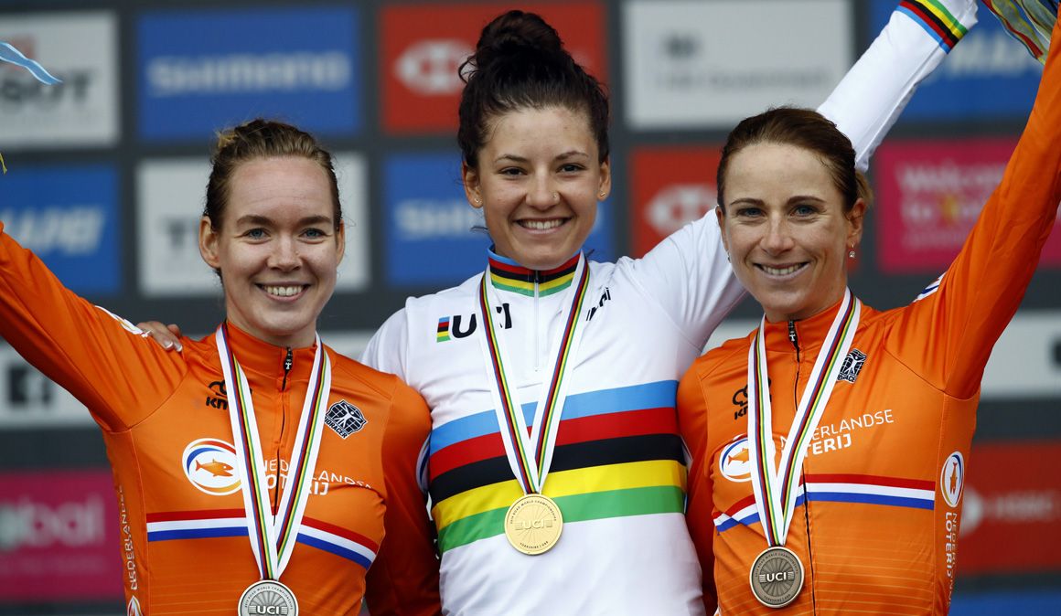 Exhibición Mundial de Chloe Dygert en la CRI femenina