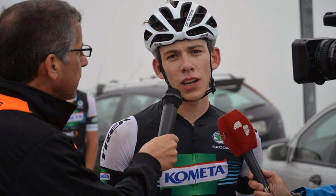Alessandro Fancellu. Foto: Vuelta a León