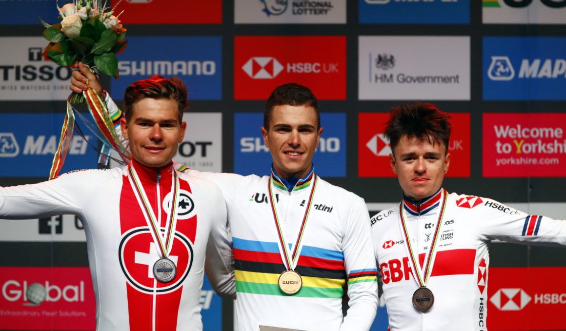 Samuele Battistella, campeón del Mundo sub 23 tras la descalificación de Eekhoff